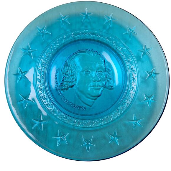 6 Wheaton PRESIDENTS Plates Kennedy Washington Taft Roosevelt Eisenhower Madison - Picture 5 of 8